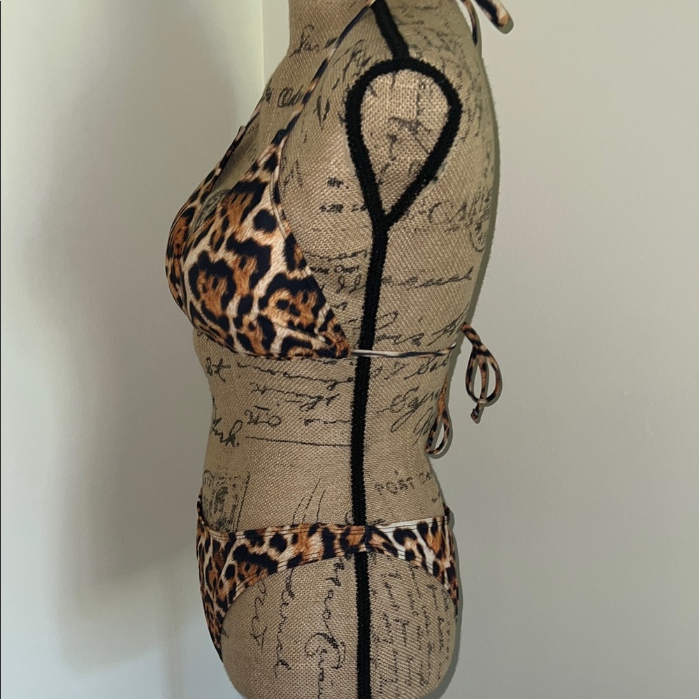 Leopard Print Bikini Set - Picture 4 of 5